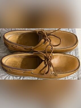 Sperry Gold Cup ASV Boat Shoes Men’s Sz 12 Brown Leather STS19475 Worn Once
